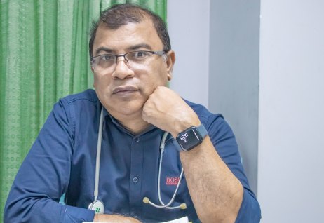 Dr. Md. Alauddin — At the chamber, Al-Helal Specialized Hospital